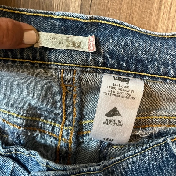 Levi’s 542 Boot Cut Denim Jeans SZ 16 - Picture 4 of 11